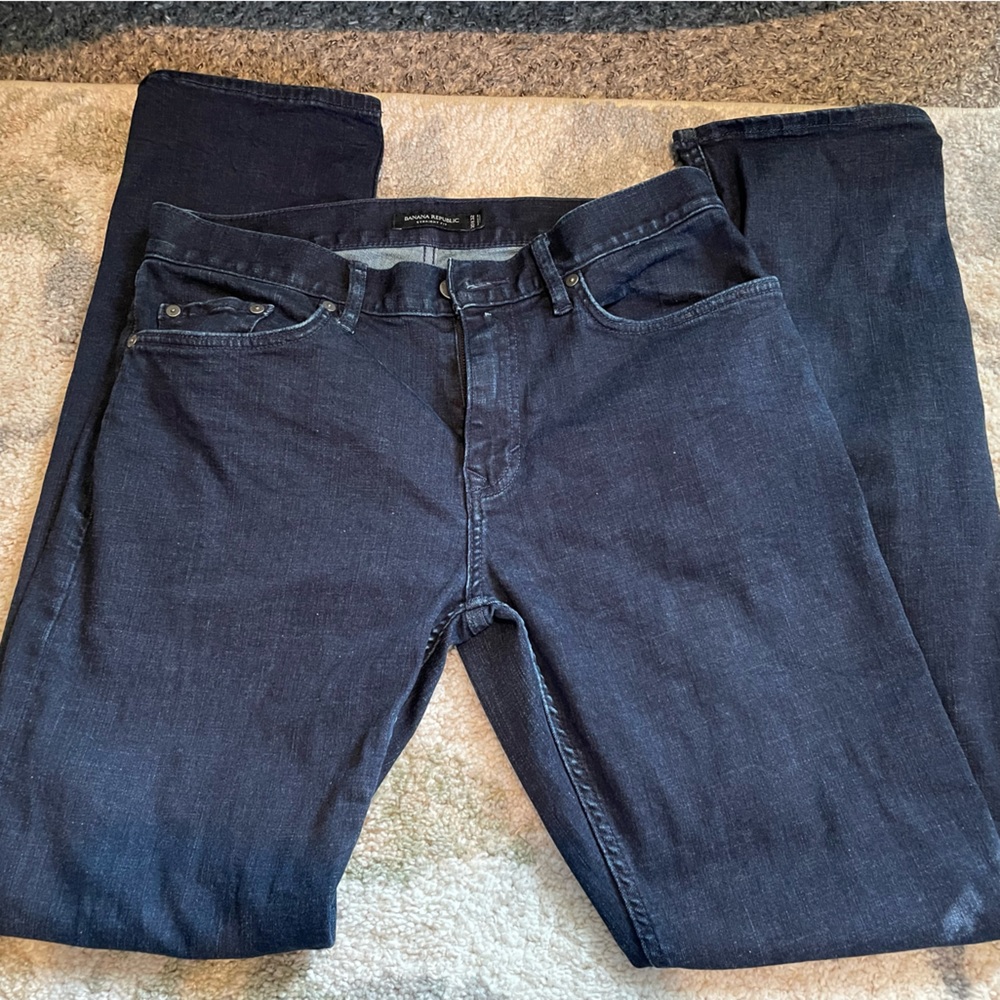 Men’s Banana Republic Straight Fit Dark Wash Jeans